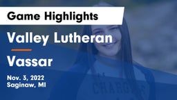 Valley Lutheran  vs Vassar  Game Highlights - Nov. 3, 2022