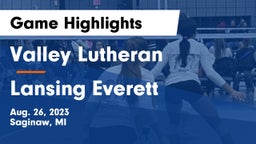 Valley Lutheran  vs Lansing Everett  Game Highlights - Aug. 26, 2023
