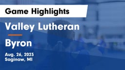 Valley Lutheran  vs Byron  Game Highlights - Aug. 26, 2023