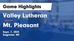 Valley Lutheran  vs Mt. Pleasant  Game Highlights - Sept. 7, 2023