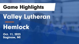 Valley Lutheran  vs Hemlock  Game Highlights - Oct. 11, 2023