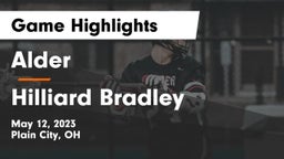 Alder  vs Hilliard Bradley  Game Highlights - May 12, 2023