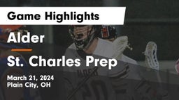 Alder  vs St. Charles Prep Game Highlights - March 21, 2024