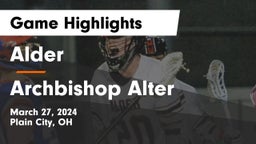 Alder  vs Archbishop Alter  Game Highlights - March 27, 2024