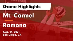 Mt. Carmel  vs Ramona  Game Highlights - Aug. 24, 2021