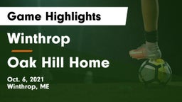 Winthrop  vs Oak Hill Home Game Highlights - Oct. 6, 2021