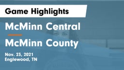 McMinn Central  vs McMinn County  Game Highlights - Nov. 23, 2021