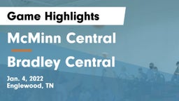 McMinn Central  vs Bradley Central  Game Highlights - Jan. 4, 2022