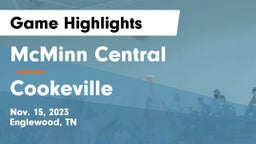 McMinn Central  vs Cookeville  Game Highlights - Nov. 15, 2023