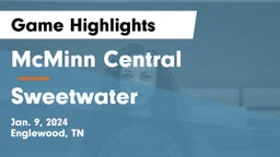 McMinn Central  vs Sweetwater  Game Highlights - Jan. 9, 2024