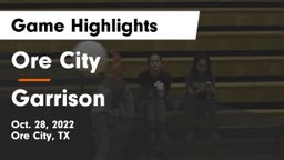 Ore City  vs Garrison  Game Highlights - Oct. 28, 2022