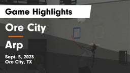 Ore City  vs Arp  Game Highlights - Sept. 5, 2023