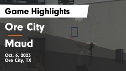 Ore City  vs Maud  Game Highlights - Oct. 6, 2023