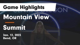 Mountain View  vs Summit  Game Highlights - Jan. 12, 2023