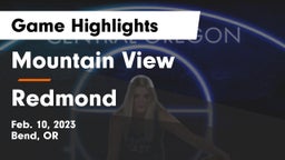 Mountain View  vs Redmond  Game Highlights - Feb. 10, 2023