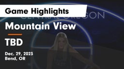 Mountain View  vs TBD Game Highlights - Dec. 29, 2023
