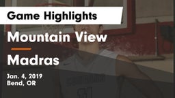 Mountain View  vs Madras  Game Highlights - Jan. 4, 2019