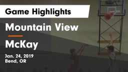 Mountain View  vs McKay  Game Highlights - Jan. 24, 2019