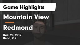 Mountain View  vs Redmond  Game Highlights - Dec. 20, 2019
