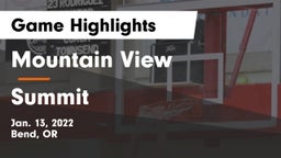 Mountain View  vs Summit  Game Highlights - Jan. 13, 2022