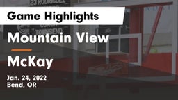 Mountain View  vs McKay  Game Highlights - Jan. 24, 2022