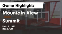 Mountain View  vs Summit Game Highlights - Feb. 7, 2022