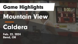 Mountain View  vs Caldera  Game Highlights - Feb. 22, 2024