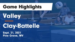 Valley  vs Clay-Battelle  Game Highlights - Sept. 21, 2021