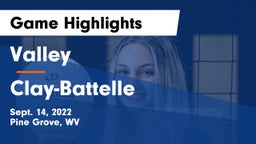 Valley  vs Clay-Battelle  Game Highlights - Sept. 14, 2022