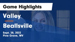 Valley  vs Beallsville Game Highlights - Sept. 28, 2022