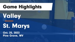 Valley  vs St. Marys Game Highlights - Oct. 25, 2022