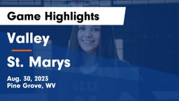 Valley  vs St. Marys  Game Highlights - Aug. 30, 2023