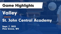 Valley  vs St. John Central Academy Game Highlights - Sept. 7, 2023