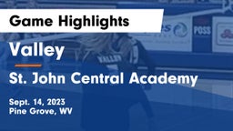 Valley  vs St. John Central Academy Game Highlights - Sept. 14, 2023