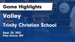 Valley  vs Trinity Christian School Game Highlights - Sept. 20, 2023
