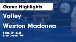 Valley  vs Weirton Madonna Game Highlights - Sept. 20, 2023