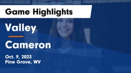 Valley  vs Cameron  Game Highlights - Oct. 9, 2023