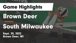 Brown Deer  vs South Milwaukee  Game Highlights - Sept. 20, 2022