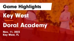 Key West  vs Doral Academy  Game Highlights - Nov. 11, 2023
