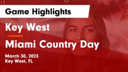 Key West  vs Miami Country Day  Game Highlights - March 30, 2023