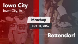 Matchup: Iowa City High vs. Bettendorf 2016