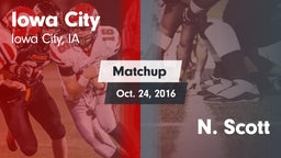 Matchup: Iowa City High vs. N. Scott 2016
