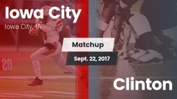 Matchup: Iowa City High vs. Clinton 2017