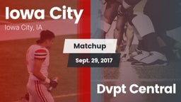 Matchup: Iowa City High vs. Dvpt Central 2017