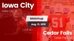 Matchup: Iowa City High vs. Cedar Falls  2018