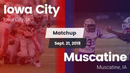 Matchup: Iowa City High vs. Muscatine  2018