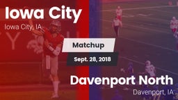 Matchup: Iowa City High vs. Davenport North  2018