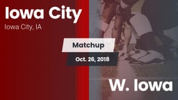 Matchup: Iowa City High vs. W. Iowa 2018