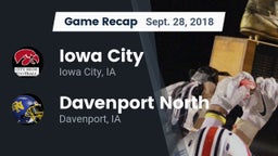 Recap: Iowa City  vs. Davenport North  2018