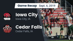 Recap: Iowa City  vs. Cedar Falls  2019